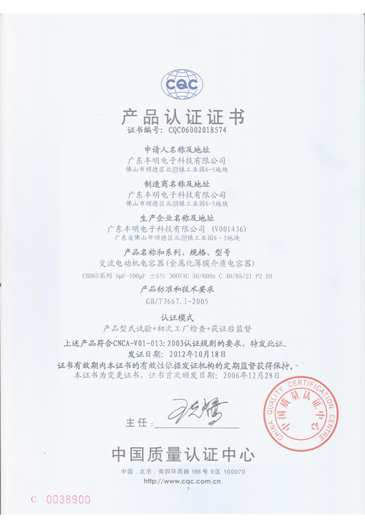 CBB65-300V 5-100UF 408521 P2 SH